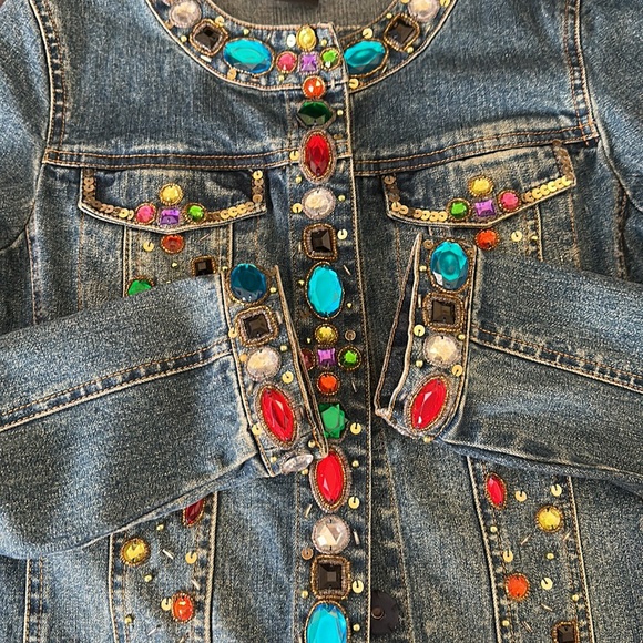 Berek Denim jacket with stones - Picture 8 of 8
